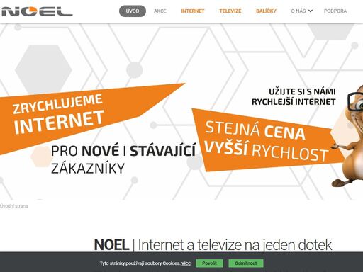 internet a kabelová televize bez starostí.