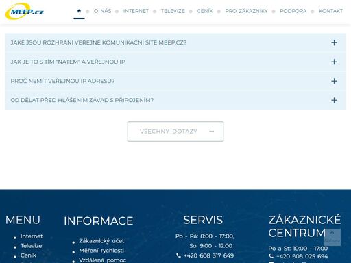 od roku 2003 pracujeme v telekomunikačním prostředí. za tuto dobu jsme vybudovali rozsáhlou a spolehlivou sít. v orlové jsme jako první nabídli gigabit už v roce 2017!