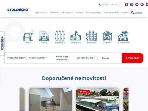 nemovitosti,reality,pozemek,rd,rodinný dům,byt,prodej,koupím, koupě, pronájem,poptávám nabídka nemovitostí přednostně ve formě videoreportáží – rodinné domy, vily, byty, chalupy a chaty, pozemky. jsme specialisté z