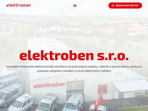 firma elektroben s.r.o byla zaregistrována v r. 2013 společností josef beníček a v současné době zaujímá významné místo ve slováckém regionu jako kompletní dodavatel elektromontáže zaměřeného na průmyslové objekty, rodinné a bytové domy, správu a výstavbu veřejného osvětlení a v neposlední řadě revize elektrických zařízení s možností vyřízení záležitostí u společnosti e.on se kterou spolupracujeme jako alianční partner.