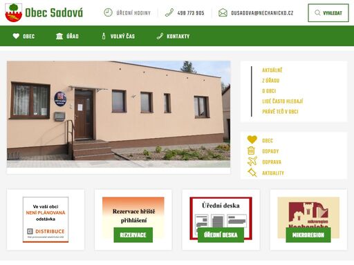  - obec sadová