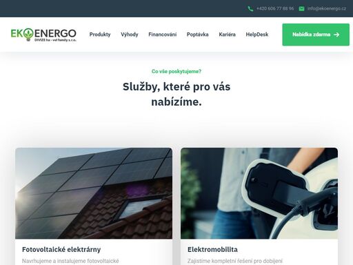 fotovoltaická elektrárna na klíč od parťáků