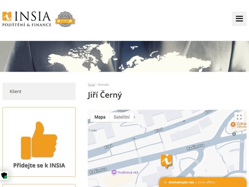 insia a.s. praha. jste makléř nebo zájemce o pojištění? kontaktujte naše specialisty nebo se na nás obraťte přes kontaktní formulář.