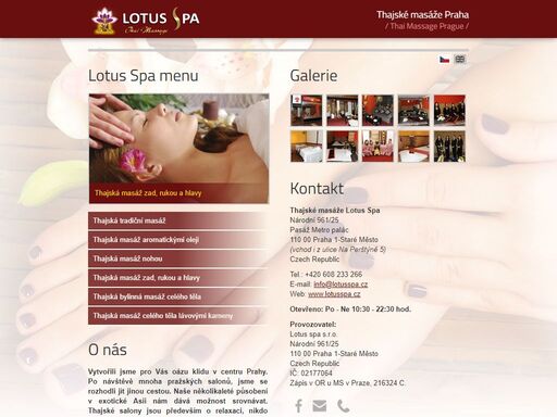 dopřejte si relax formou thajských masáží v lotus spa praha.
