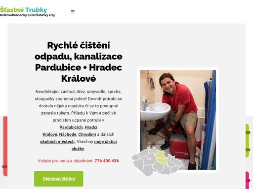 vyčištění ucpaného záchodu, dřezu, vany, sprchy, stoupaček a kanalizace. instalatérská pohotovost pardubice + hk, tel: 776 430 436