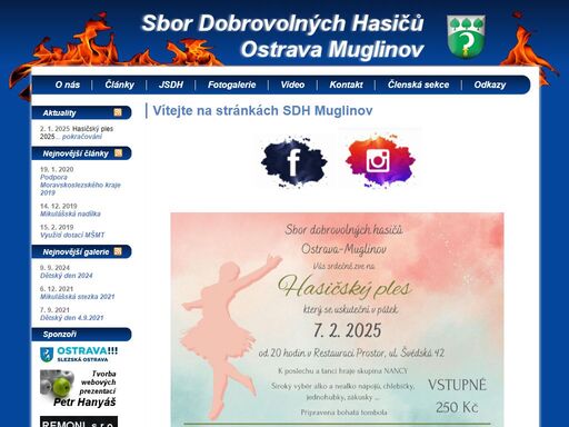 sbor dobrovolných hasičů muglinov