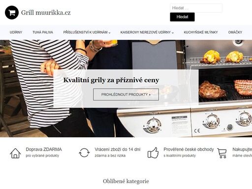 kvalitní grily za příznivé ceny