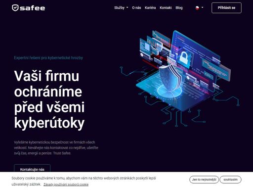 chráníme vaše informační systémy a sítě proti kybernetickým hrozbám a útokům.