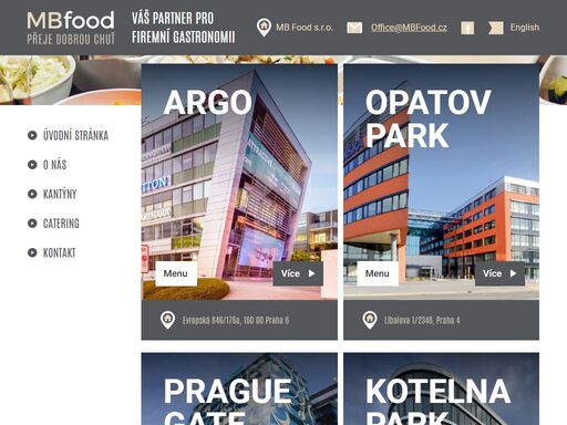 společnost mb food se zabývá poskytováním služeb v gastronomií a to v oborech cateringu, kantýnských služeb a provozu restaurací. naše služby vynikají individuálním přístupem a špičkovou kvalitou.