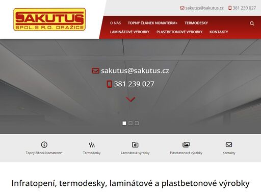 nomaterm, topný článek, sálavé topení, vyhřívané podlážky tábor