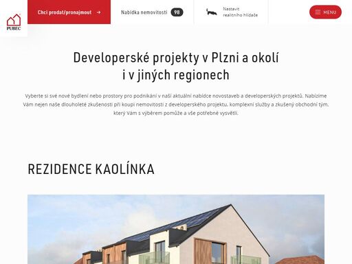 vyberte si z nabídky novostaveb nejen v plzni. poskytujeme komplexní služby, při pořízení nemovitosti z developerského projektu.