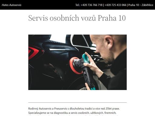kvalitní, rychlý a spolehlivý autoservis, pneuservis v praze. zajistíme diagnostiku, servis a opravu vašeho vozu. veškeré mechanické práce, plnění klimatizace automobilu, servis a údržba užitkových vozů. praha 10 záběhlice. 
