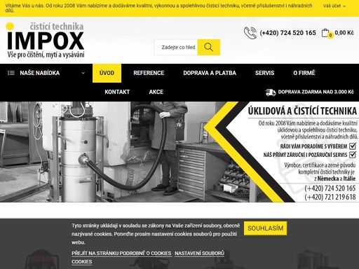 úklidová a čistící technika - impox.cz