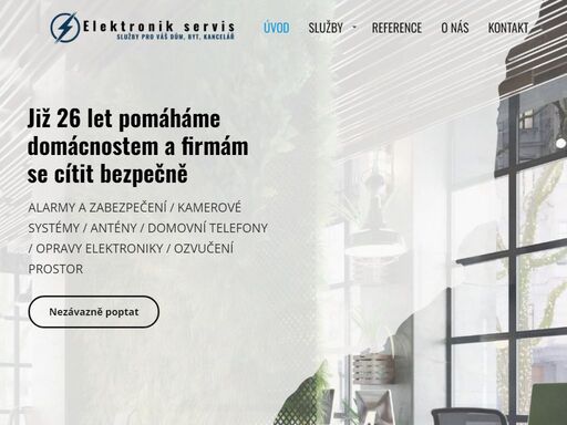 alarmy a zabezpečení, kamerové systémy, antény, domovní telefony, opravy elektroniky, ozvučení prostor