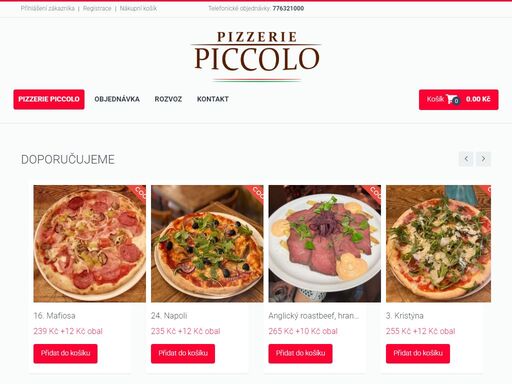 pizzerie piccolo - rozvoz jídel a pizzy štramberk a okolí