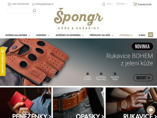 objevte s námi svět kůže a kožešin. nabízíme kožené výrobky jako jsou peněženky, opasky, rukavice, pánské tašky i dámské kabelky, kožešinové výrobky, oblečení a přípravky na kůži. ?? možnost výroby na míru.