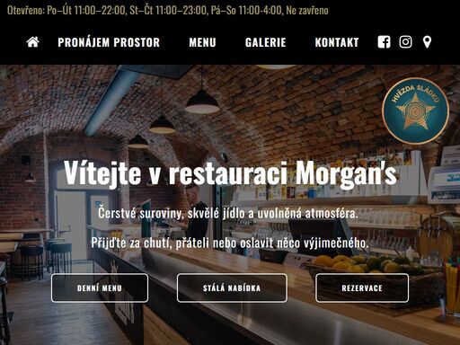 presentation of morgan's restaurant.
