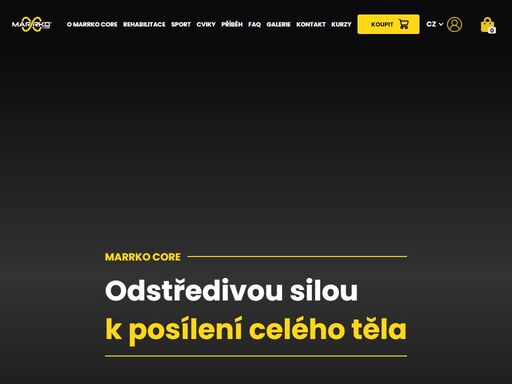 cvičení vhodné při bolestech zad - rehebiltace pomocí marrko core. cvičení, které pomůže efitivně a rychle spalovat tuky, kompenzační cvičení. štíhlý pas, síla a dynamika.cílí na zdravý životní styl, správné držení těla, celkovou kondici, praktickou zdatnost, správné pohybové návyky a zlepšení konceptu postavy.