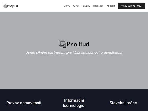 domovská stránka společnosti