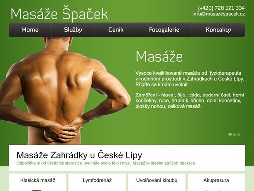 masáže františek špaček v zahrádkách u české lípy