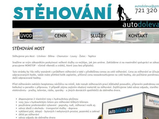 stěhování most - autodoleva.eu