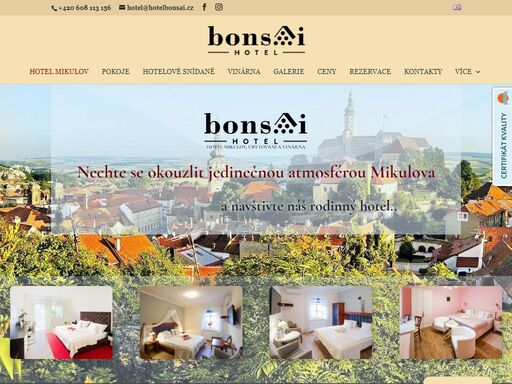 ubytování v rodinném hotelu vedle centra mikulova.? parkování ve dvoře.? vinárna v hotelu.? domácí atmosféra.? koupaliště naproti hotelu.?