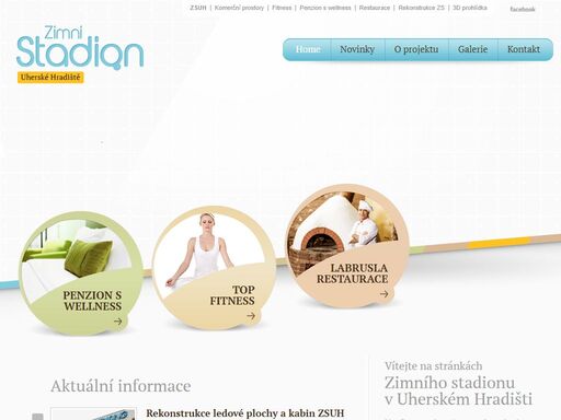 zimní stadion v uherské hradišti - komereční prostory, penzion s wellness a restaurace labrusla
