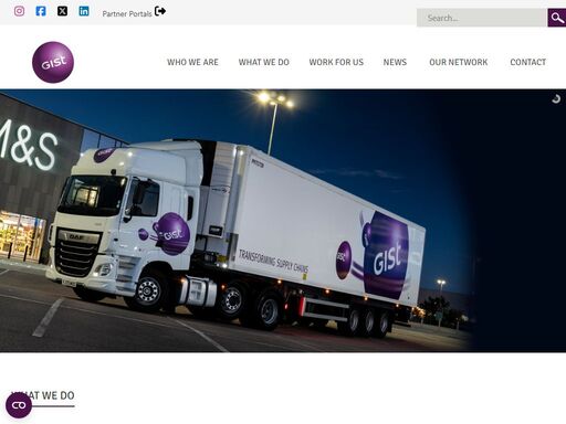 at gist, our vision is to deliver industry leading logistics and supply chain transformation for the benefit of marks & spencer.