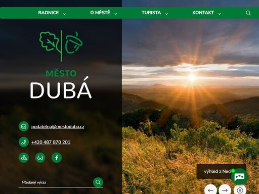 oficiální stránky města dubá