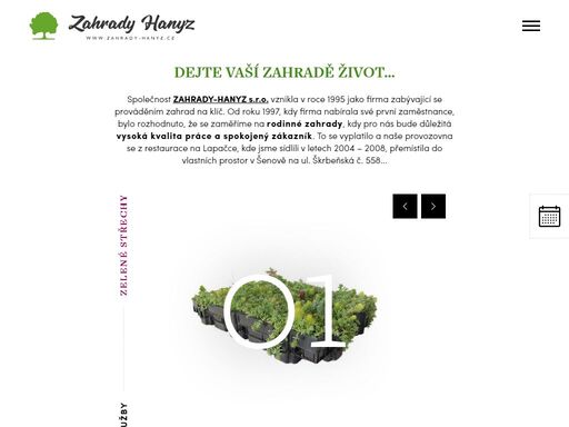 www.zahrady-hanyz.cz