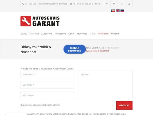 www.autoservis-garant.cz