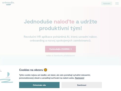 jsme flexibilní hr aplikace, se kterou si zjednodušíte vstupní administrativu a snadno nalodíte a udržíte spokojený a motivovaný tým