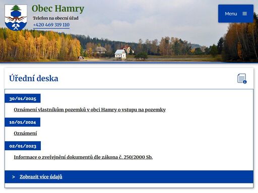 obec hamry se nachází v okrese chrudim, kraj pardubický.