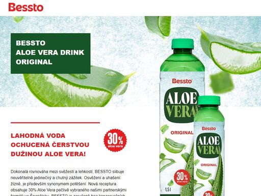 dokonalá rovnováha mezi svěžestí a lehkostí, bessto aloe vera drink slibuje neuvěřitelně jedinečný a chutný zážitek.