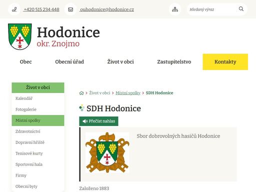 sdh hodonice