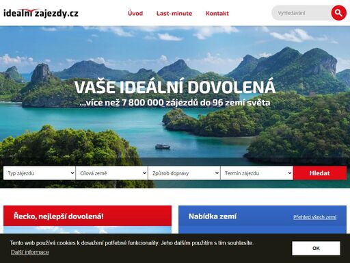 levné last minute, široký výběr zemí pro celou vaši rodinu od idealnizajezdy.cz
