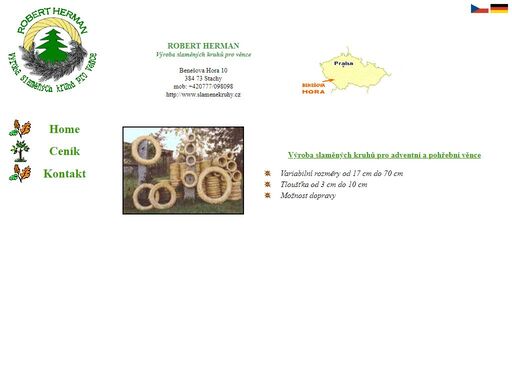 slaměné kruhy pro adventní a pohřební věnce