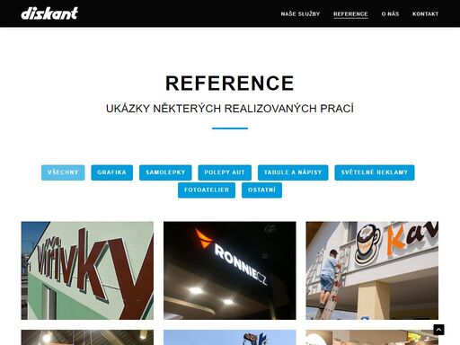 reklamní služby v plzni - diskant - reklama
