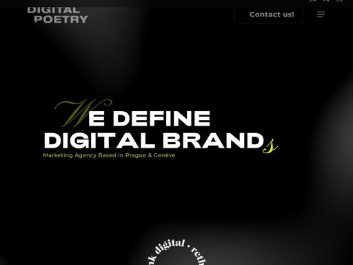 digital poetry is marketing agency based in prague & geneva. we provide marketing services, digital marketing, ppc, logo, branding & strategies.