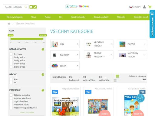 děti jsou naše radost a radostí dětí jsou jejich hračky. proto dětem ve věku 2-8 let dopřejme originální hračky značky toysimply a mideer.
