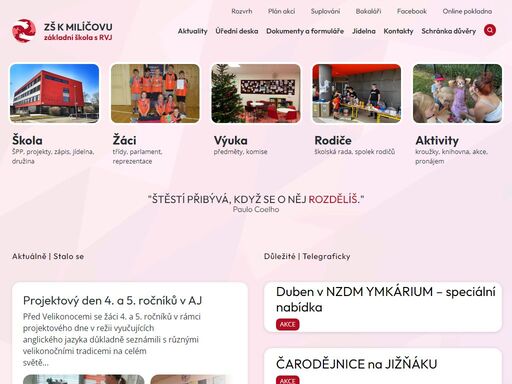 www.zsmilicov.cz