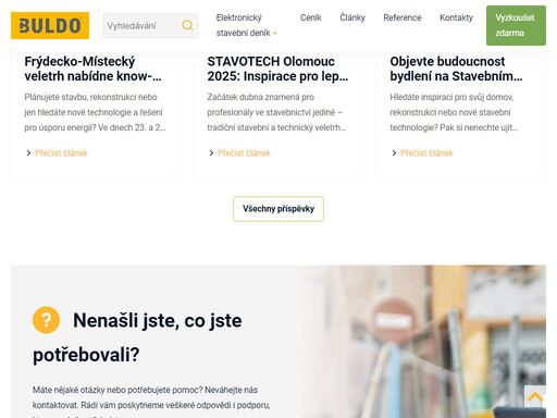 buldo je přehledný online stavební deník plně v souladu s legislativou, který vám usnadní správu stavebních projektů. vyzkoušejte zdarma!