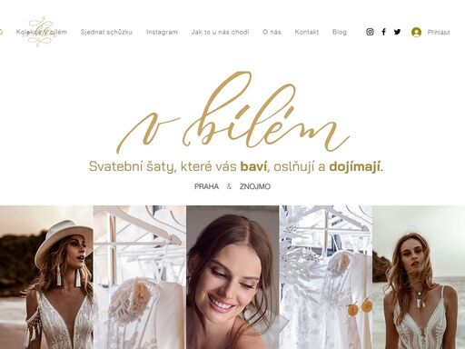 svatební šaty v bílém vás baví a dojímají! váš svatební příběh začíná u nás. chic & trendy svatební šaty k půjčení i ke koupi. naše showroomy najdete v centru prahy a znojma.