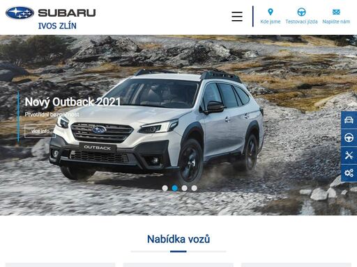nakupujte a servisujte  spolehlivé vozy subaru od spolehlivého prodejce subaru zlín. impreza, forester, outback, xv, solterra, vždy správná volba.