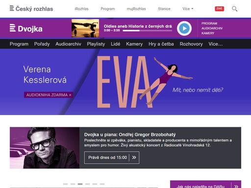 zábava, rozhovory, rozhlasové hry a četby i hity vašeho života. zjistěte, jak to vidí osobnosti, a nechte se bavit.