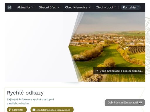 obec křenovice