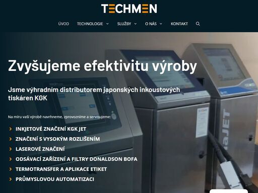 jsme výhradním distributorem inkjetových tiskáren kgk. dodáváme a servisujeme stroje pro průmyslové značení a automatizaci. zvyšujeme efektivitu výroby.