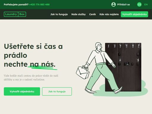 čistírna ve vaší budově - laundrybox.cz