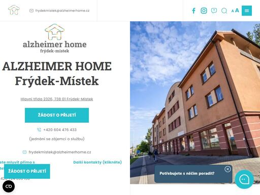 svěřte péči o své blízké do rukou oborových špiček z alzheimer home frýdek-místek . profesionální přístup, moderní vybavení a šťastní klienti