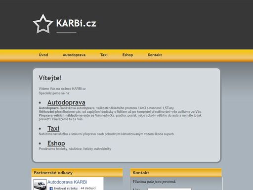 autodoprava karbi, taxi karbi, eshop karbi